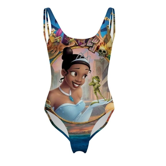 Tiana Theme Women's One-Piece Coverage Swimsuit