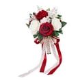 thumbnail image 1 of Ramo de Novia, Ramo de Flores, Arreglos Florales Versátiles, Decoración, Flor de Mano Nupcial para de Aniversario, Día de Valentín, 1 of 9