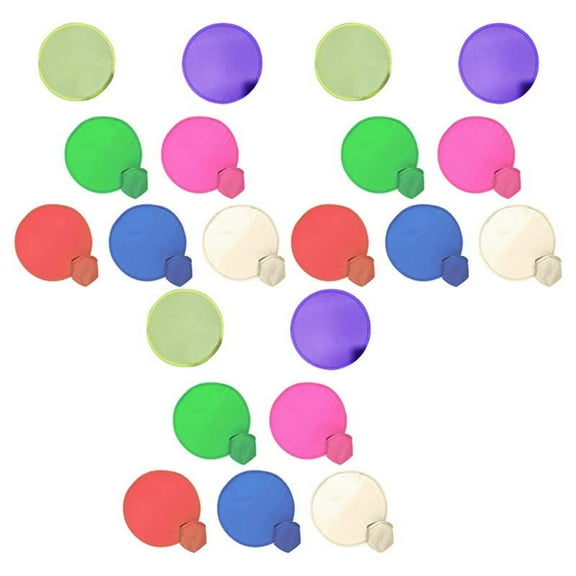 3X Foldable Round Fan-Green