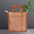 thumbnail image 4 of Bolso que teje de bambú, funcionamiento sólido tejido a mano del bolso de bambú del bolso de bambú tejido a mano de la moda, 4 of 8