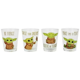 Star Wars Vandor 16 oz Glass Cups Set - Vader & Yoda - Bed Bath