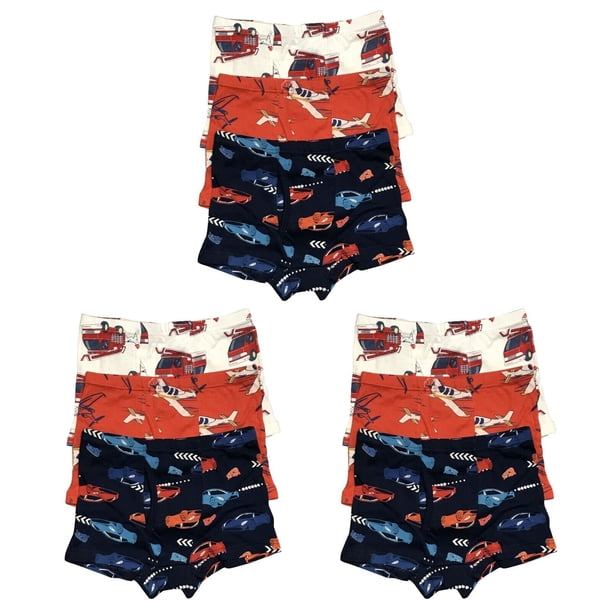 9 PK Toddler Kids Little Boys 100 Cotton Underwear Boxer Briefs 4T 5T