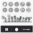 thumbnail image 2 of Juego de dados universales de 12 puntas, SAE: 1/4”, 5/16”, 3/8”, 7/16”, 1/2”, 9/16” (6 piezas), 2 of 5