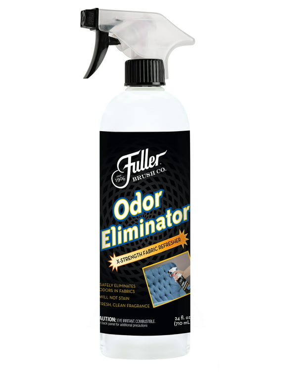 Fuller Brush Extra Strength Odor Eliminator Fabric Refresher Spray - Refreshing Deodorizer - Clean Fresh Scent for Linen, Clothing, Carpet, Pets, Dog, Cat Urine & Basement - Strong Odor Remover