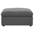thumbnail image 1 of Topline Home Furnishings Grey Ottoman, 1 of 5