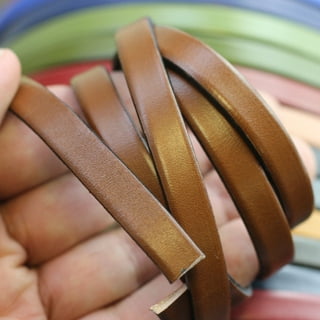 Leather Strap, Full Grain Buffalo Leather Strip for Crafts - Brown Leather  Strips Ideal for DIY Belts, Crafting, Bracelets, Jewelry, Key Chains & More