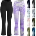 thumbnail image 5 of Women's Bootcut Yoga Pants Crossover High Waisted Leggings Stretch Yoga Pants Gym Workout Pants, 5 of 5