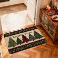 thumbnail image 7 of Yhmxh Chirstmas Door Mat Cute Dog Welcome Doormat 24x16 Inch Xmas Welcome Mats Rug for Front Winter Holiday Mat with Xmas Hat Snowflake Designs for Indoor Outdoor Home Parte Decorations, 7 of 7