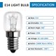 thumbnail image 3 of Ampoule Four 25W 300 Degres E14 Dimmable, AC220V-240V, Ampoule Incandescence E14 T22, 120LM Blanc Chaud 2300K, E14 Petit Culot à Vis Pygmy Lamps pour Micro-ondes, Four, Lampe à sel, 3 Unité Kuyhfg Bienvenido a Kuyhfg, 3 of 5