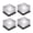 Cold White, variant on Solar Ice Lights, Glass Ice Lights Solar Brick LED Frosted Glass Path Lights Waterproof for Garden Courtyard Pathway Outdoor Decoration 4-Pack