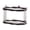 Black, variant on Dualoai Makeup Organizer Perfume Display Rack Countertop Desktop Bedroom Bathroom Holder White