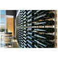 thumbnail image 6 of Drevy W Series (1 Ft) - 9 Bottle Wall Mounted Wine Rack (Brushed ) Stylish Modern Wine Storage with Label Forward Design, 6 of 8