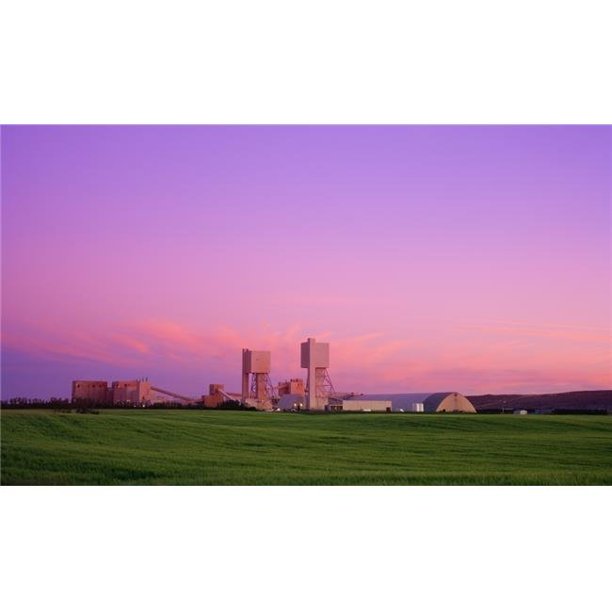 Potash Mine Esterhazy Saskatchewan Poster Print by Carson Ganci, 36 x