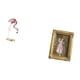thumbnail image 5 of Estatua de resina,Escultura de resina de flamenco para exteriores,Figura de pájaro,adorno decorativo para jardín,Marco de fotos,Soporte para marco de fotos de resina,colgador de tarjetas, 5 of 8