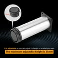 thumbnail image 5 of Stainless Steel Adjustable Home Kitchen Cabinets Table Shelf Feet Round Adjustable Furniture Leg, 5 of 8