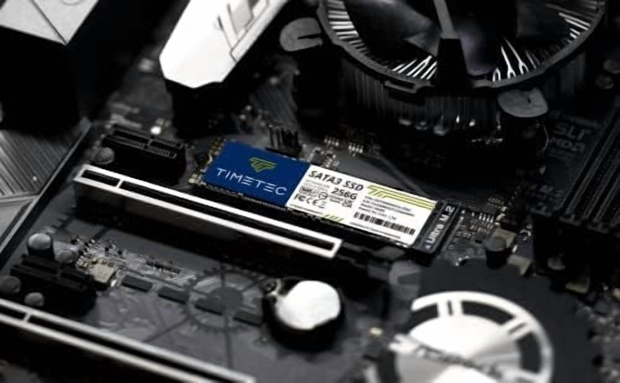 Timetec 256GB SSD 3D NAND SATA III 6Gb/s M.2 2280 NGFF 128TBW Read Speed Up to 550MB/s SLC Cache Performance Boost Internal Solid State Drive for PC Computer Laptop and Desktop (256GB)