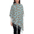 thumbnail image 3 of Zufioo Funny Lobsters Print Long Plush Tassel Scarf, Winter Shawl Accessories for Women, 3 of 8