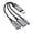 Grey, variant on AILENBLE USB C 3 in 1 Adapter Dual Headphone Jack 3.5mm Audio PD Fast Charging DAC 24bit 48kHz Noise Cancellation for Phone Tablet Laptop
