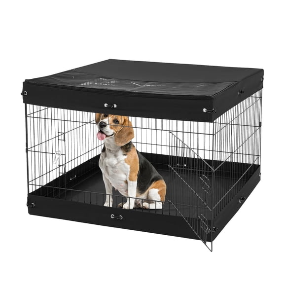 Parque infantil para perros VEVOR, 4 paneles, 60 x 90 cm, metal para interiores y exteriores