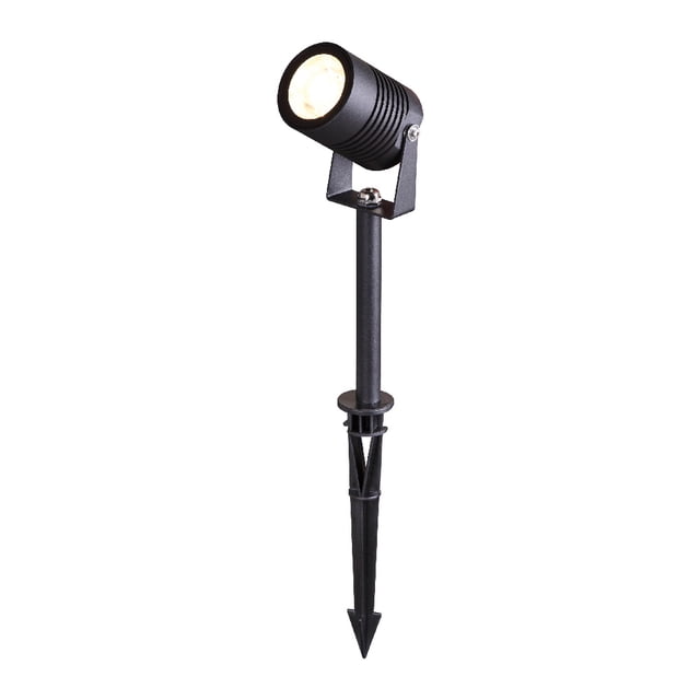 Reflector de acento LED con estaca, 9 W, Luz Suave Cálida, Dirigible, A prueba de polvo y chorro de agua