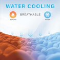 thumbnail image 3 of Pet Pad Cooling System for Summer, Consistent Cooling Water Mat for Dogs and Cats, No Chemical Gel or Refrigeration Needed, Machine Washable Bed, Ideal for Home and Crates (White Gray,XL), 3 of 5