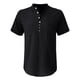 thumbnail image 4 of Mens Casual Manga Corta Botón Abajo Camisas, Verano Color Sólido, Cuello de Soporte Bolsillo Camisa Turndown, 4 of 9