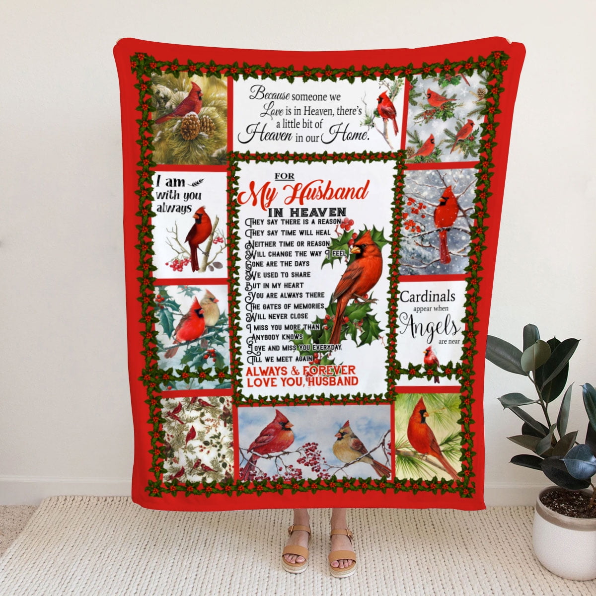 LLC For My Husband Blanket, Rememberance Gift for Loss