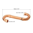 thumbnail image 2 of Unique Bargains 1/2 Inch ID S-Trap Copper Pipe Fittings, Welding Solder Sweat Connection for HVAC Refrigeration Air Conditioning, 2 of 5