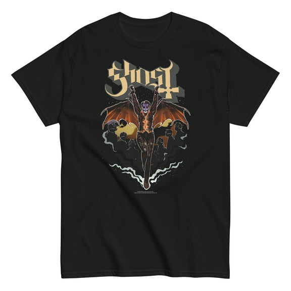 Ghost - Fly Over Unisex T-Shirt - Black - Small