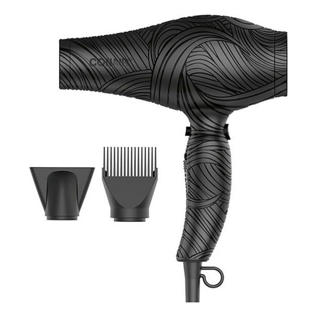 Secadora De Cabello Conair Iones Cerámica Voluminizador Pelo Color Negro
