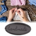 thumbnail image 4 of Metal Handmade Tag Labels, Hand Made Labels Hand Made Labels Multiple Colors Available Environmentally Friendly Exquisite Tag DIY Bag Label for DIY Bags Wallets, 4 of 7