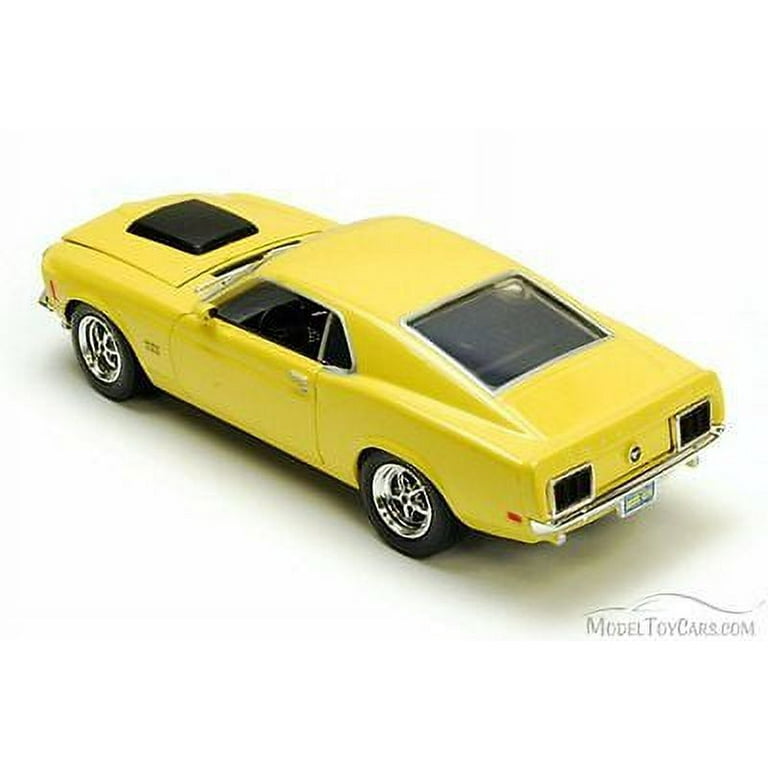 1970 Ford Mustang Boss 429, Yellow - Motormax 73303 - 1/24 scale