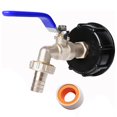 thumbnail image 1 of Accesorios para contenedores IBC Tanque IBC de latón de 3/4 de pulgada Válvula adaptadora de tanque IBC para tanque de agua S60 X 6 IBC como se muestra, como se muestra, 1 of 5