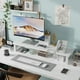 thumbnail image 3 of Soporte de monitor WESTREE Dual para 2 monitores de madera y acero, 3 of 7