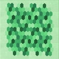 thumbnail image 1 of Ahgly Company Machine Washable Indoor Square Transitional Jade Green Area Rugs, 7' Square, 1 of 7