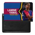 thumbnail image 1 of Lamine Yamal Porta Pasaporte y Cartera de Viaje Premium de Cuero PU, Funda de Pasaporte Bloqueo RFID con Ranuras para Tarjetas de Crédito, Estuche para Libro de Pasaporte para Familia 10cm × 15cm, 1 of 6