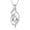 04 - Cubic Zirconia, variant on FANCIME Birthstone Necklace for Women Teardrop Necklace S925 Sterling Silver Infinity Love Birthday Gifts for Mom Women, 16"+2" Inches