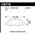 thumbnail image 2 of Hawk 09-11 Porsche 911 Carrera / 13-16 Porsche Boxster DTC-60 Race Front Brake Pads Fits select: 2014 PORSCHE CAYMAN S, 2015 PORSCHE CAYMAN, 2 of 3