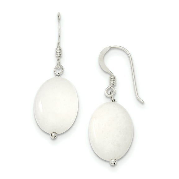 Primal Silver Sterling Silver White Mother of Pearl Earrings