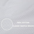 thumbnail image 3 of 100% Cotton Waffle-Weave Kitchen Dish Cloths, Ultra Soft Absorbent Quick Drying Dish Towels White, 3 of 6