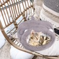 thumbnail image 5 of Saco de Dormir para Gatos de Lana Suave, Cama para Mascotas Lavable y cálida, Cojín y Perrera para Abrazos de Gato, Perrera Cerrada, Gris, 50 * 40 cm JAMW Sencillez, 5 of 5