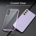 thumbnail image 3 of JETech Case for Samsung Galaxy S22+ / S22 Plus 5G 6.6-Inch, Non-Yellowing Shockproof Bumper Protective Phone Cover, Anti-Scratch Hard PC Back (Purple), 3 of 6