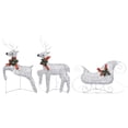 thumbnail image 4 of vidaXL Christmas Decoration Reindeer and Sleigh with LEDs Christmas Lighting, 4 of 10