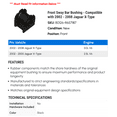 thumbnail image 2 of Front Sway Bar Bushing - Compatible with 2002 - 2008 Jaguar X-Type 2003 2004 2005 2006 2007, 2 of 2