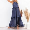 thumbnail image 4 of Boho Maxi Dresses for Women Casual Sleeveless  Flowy Long Dress Summer Beach Holiday Sundress, 4 of 4