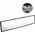 thumbnail image 1 of Espejo retrovisor antideslumbrante para automóvil, ajuste universal, vidrio HD con ángulo amplio panorámico para una visión interior clara, instalación rápida, 1 of 4