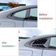 thumbnail image 4 of Rear Window Louvers Shutters Blinds Cover Trim For BMW Glossy Black, 4 of 5