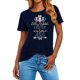 thumbnail image 2 of Mujeres Manga Corta de Verano Tops Pascua Impresa Cuello Redondo, Blusa de Moda Casual para la Primavera, 2 of 5