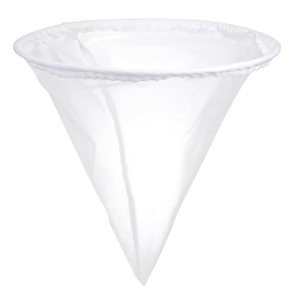 60 Mesh Paint Filter Bag, 9.8" Dia Cone Shape Nylon Strainer for Filtering Paint, Gasoline, Fuel, Ink