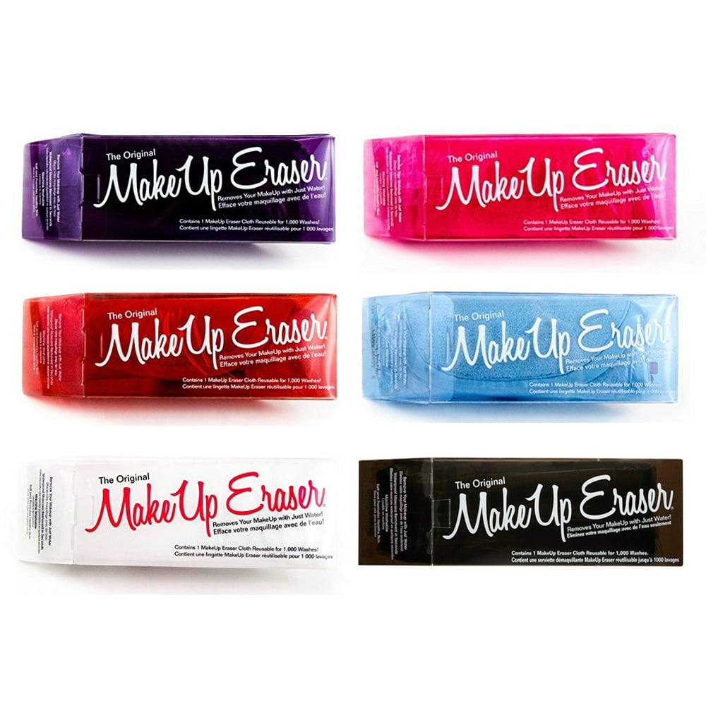 MakeUp Eraser Makeup Eraser The Original Facial Cloth Pink Purple Black White Red Blue